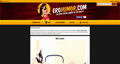 Desktop Screenshot of erohumor.com